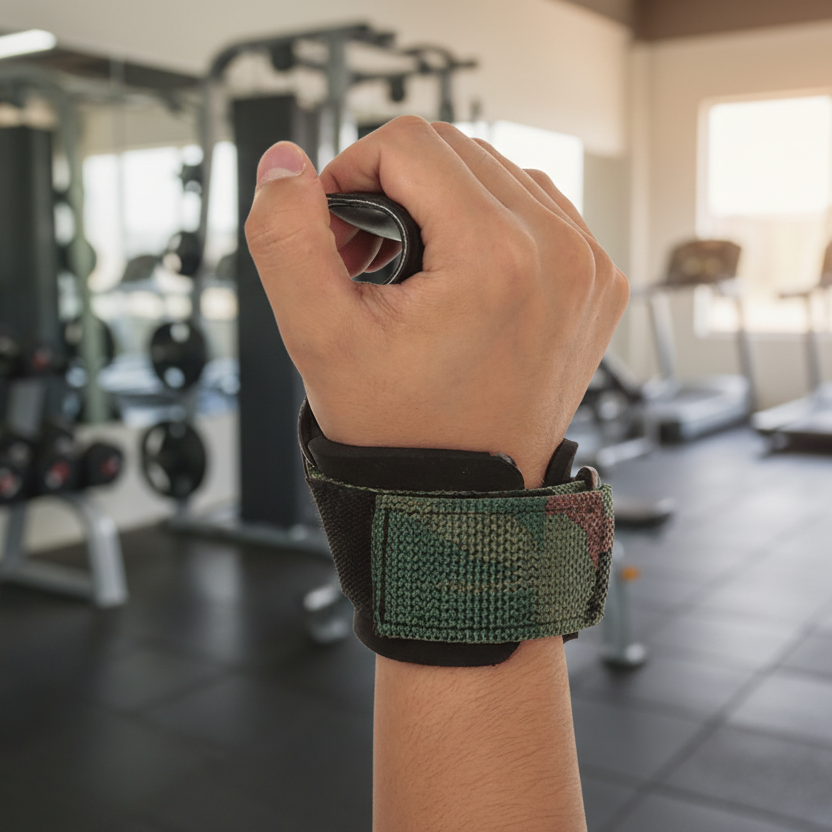 Weight Lifting Hooks with Padded Wrist Wraps, Gym Equipment for Strength Training