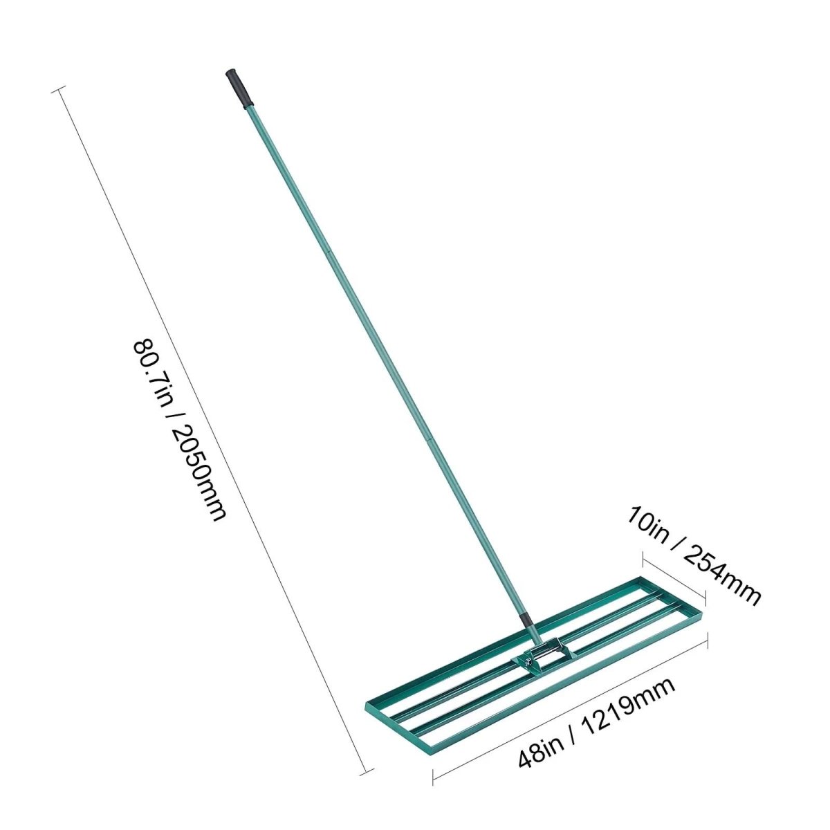 Garden Rake, Lawn Levelling Rake with Extra Long Handle – image 12