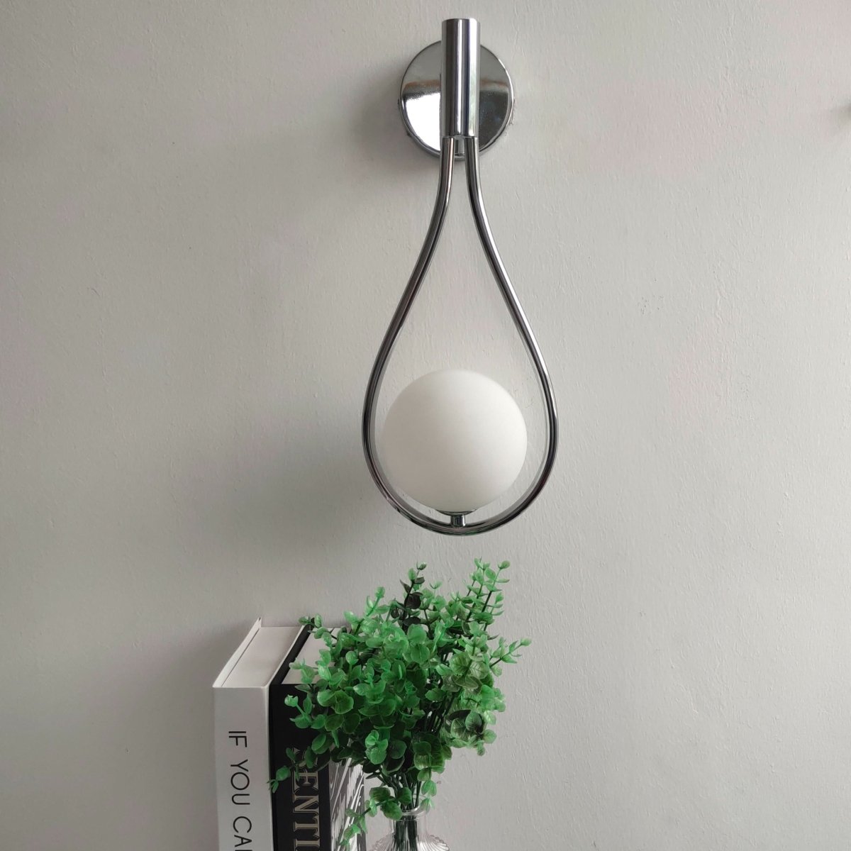 Living Room Wall Lights, Modern Wall Sconces with Glass Globe, Nordic Wall Lamp for Bedroom and Hallway_07