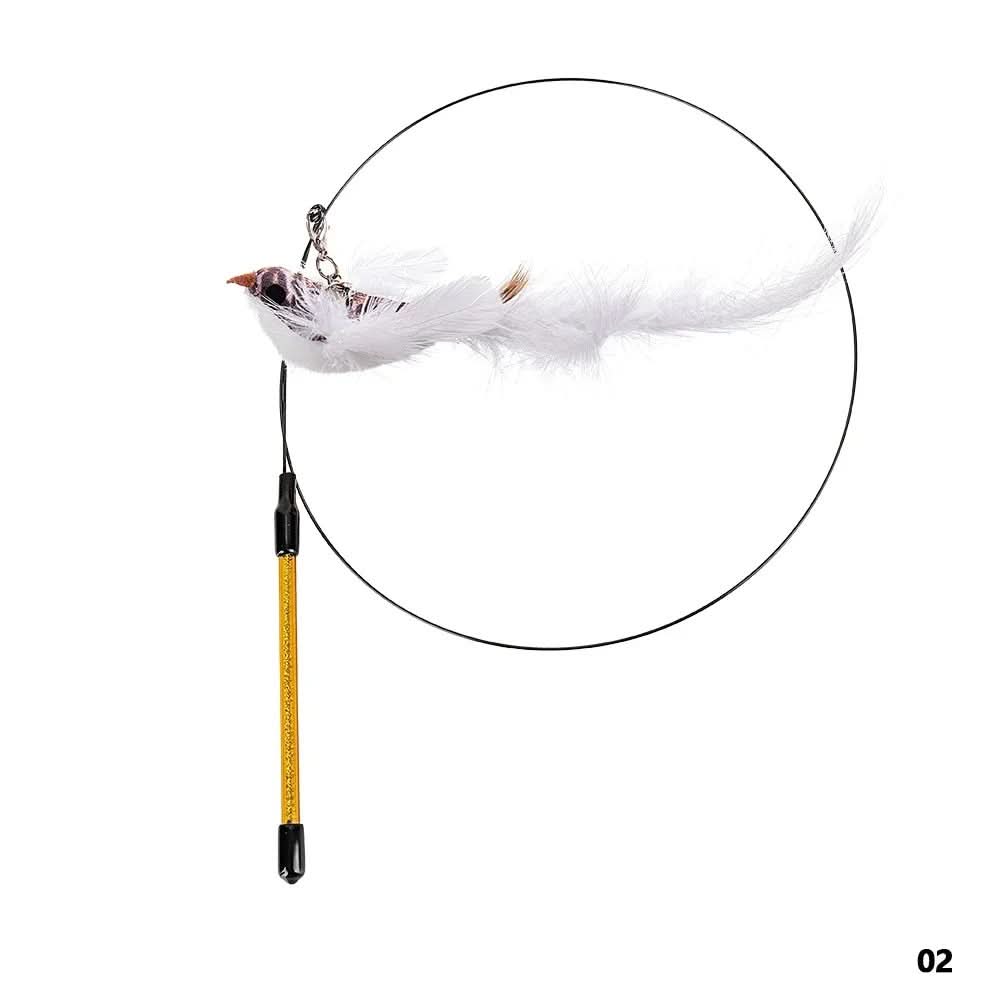 Interactive Cat Toys for Indoor Cats, Automatic Cat Toy with Fluttering Wings and Feathers, Moving Cat Toy_05