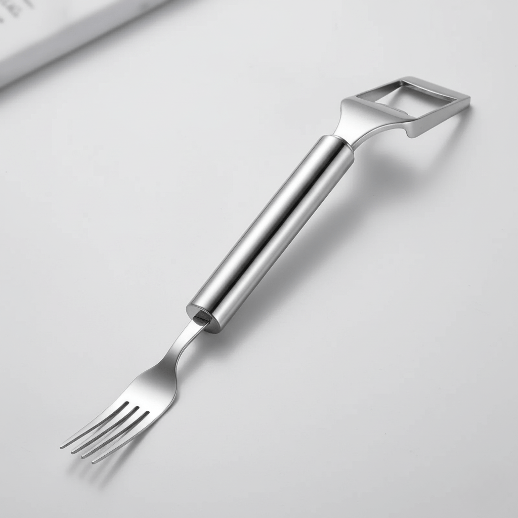 Fruit Slicer with Fork, Stainless Steel Fruit Cutter with Container, Portable Kitchen Gadget for Home and Travel_11