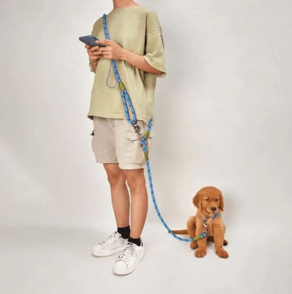 Hands Free Dog Lead with Adjustable Waist Strap, Dog Leashes for Running and Walking
