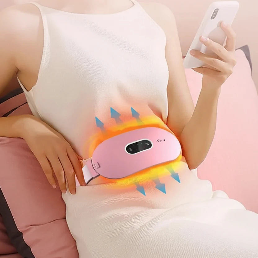 Menstrual Heating Pad, Rechargeable Electric Heating Pad with Vibration Massage – image 4
