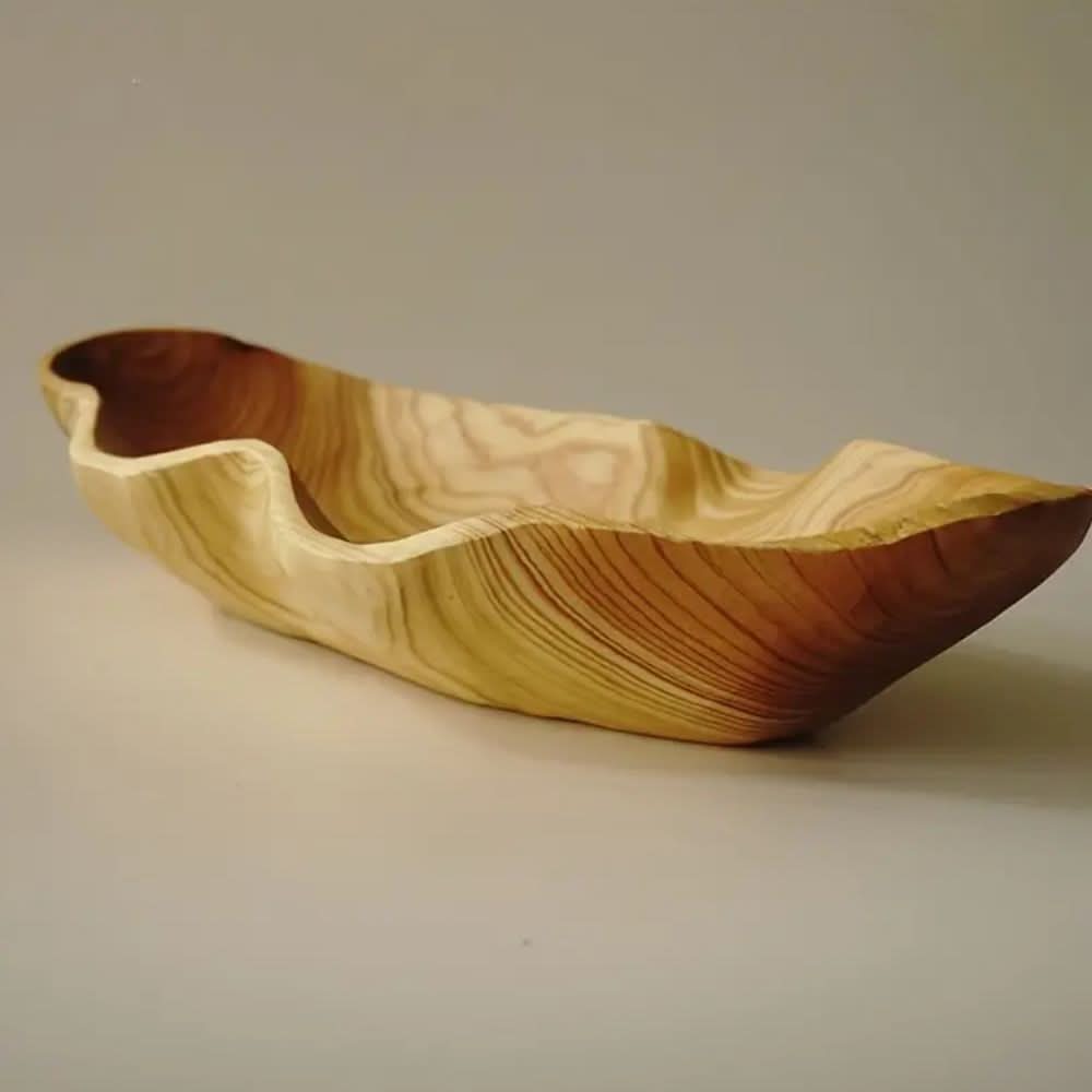 Decorative Wooden Tray, Coffee Table Tray with Arched Design