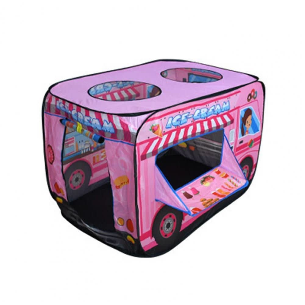 Kids Playhouse, Indoor Childrens Play Tent for Role Play, Fire Engine and School Bus Kids Tent, Toys for 3 Year Olds_06