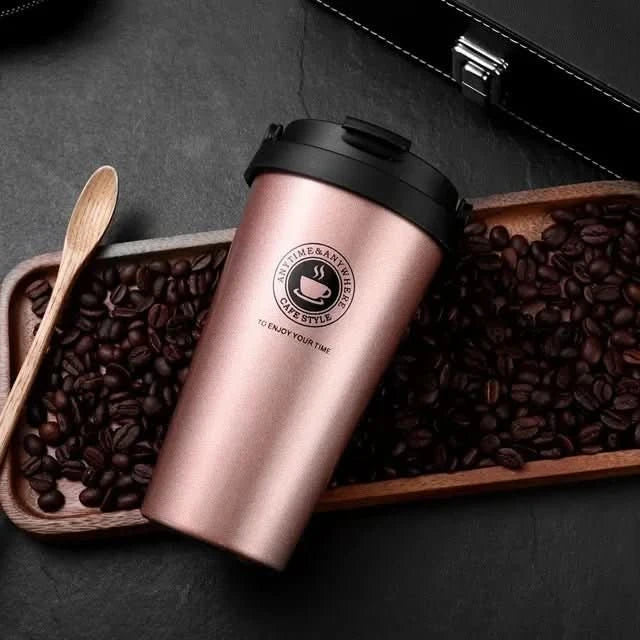 Travel Mug 500 ml, Insulated Travel Coffee Mug with Sliding Lid, Double Walled Stainless Steel Reusable Coffee Cup_07