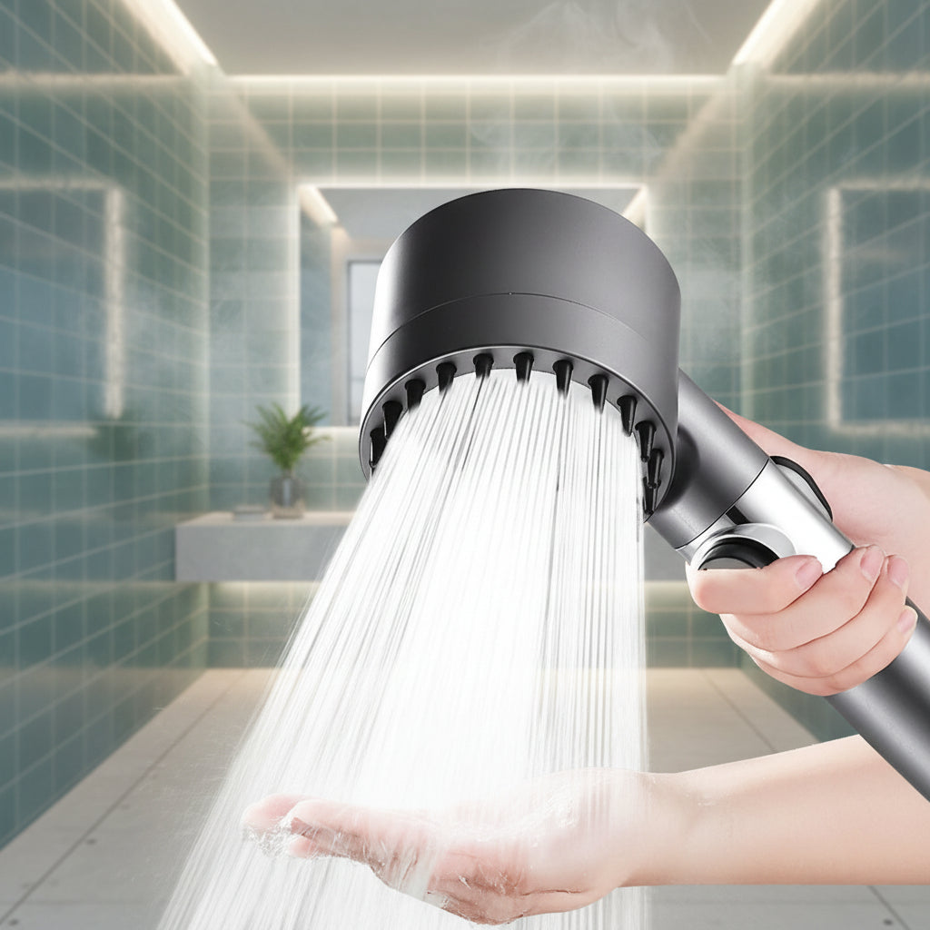Shower Head with Filter, High Pressure Shower Heads, Water Saving Shower Filter with Replaceable 9 Layer Filter