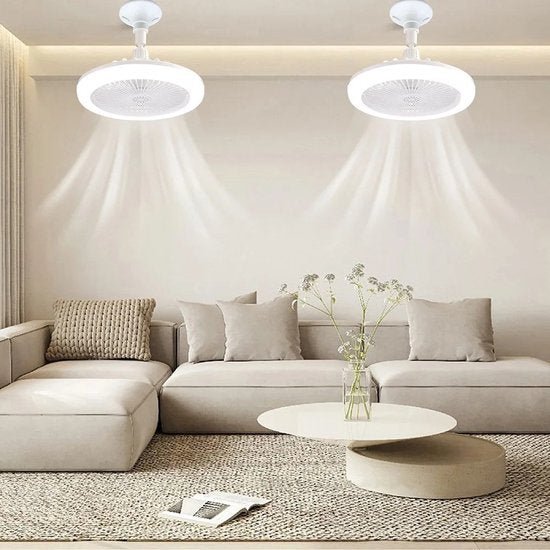 Small Ceiling Fan Lamp for Bedroom and Living Room, Ceiling Fan with Light – image 5