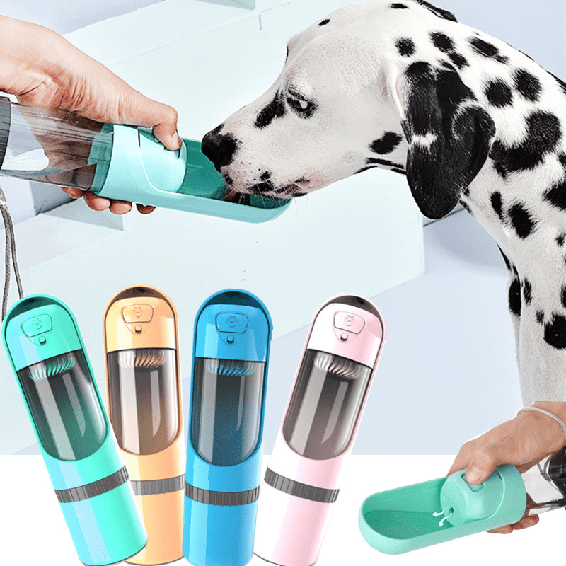 Dog Water Bottles, 2 in 1 Dog Food and Water Bowl for Travel, Leak Proof 300 ml Pet Bowl, Dog Accessories for Walks_04