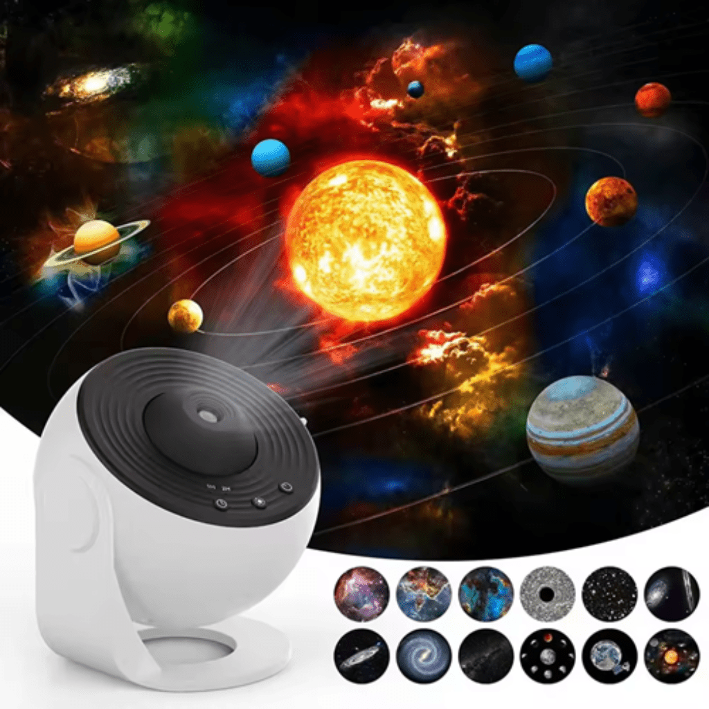 Nebula Projector, Galaxy Projector Light with 13 HD Discs and Timer, Star Projector for Bedroom and Kids Room_03
