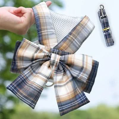Dog Harness with Bow, Mesh Puppy Harness with Adjustable Straps – image 5