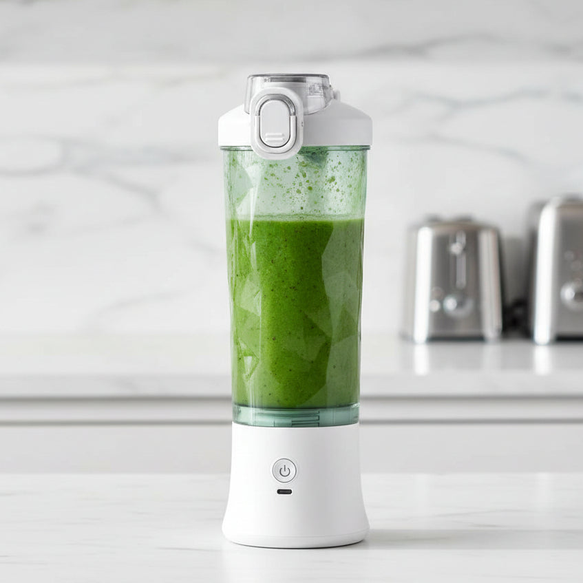 Portable Smoothie Blender, Smoothie Maker, Portable Blender for Protein Shakes, USB Rechargeable Mini Blender_00