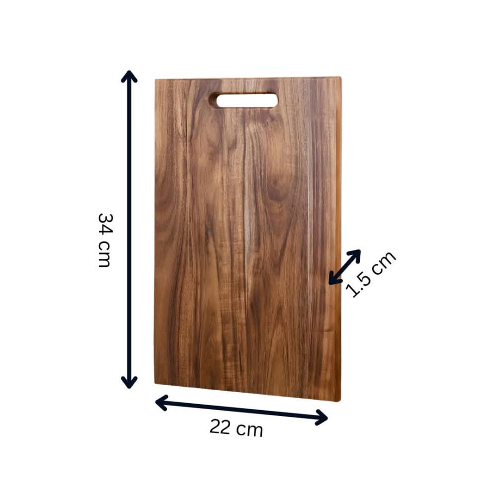 Wooden Chopping Boards, Acacia Wood Chopping Board with Handle – image 4