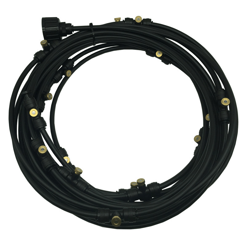 Garden Irrigation System with Misting Hose, Garden Watering System for Greenhouse, Sprinkler Hose with Mist Nozzles_12