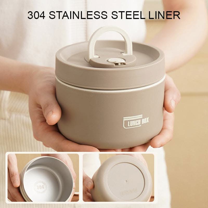 Insulated Lunch Box, Stainless Steel Lunch Box with Thermal Carry Bag – image 6