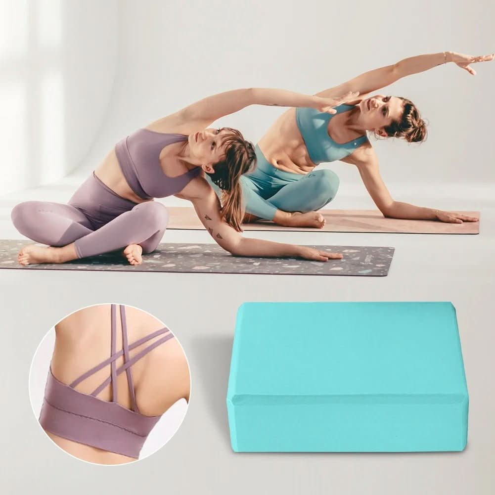 Yoga Blocks, Non Slip EVA Foam Block 23 x 15 x 10 cm, Pilates Equipment and Yoga Accessories for Meditation_04