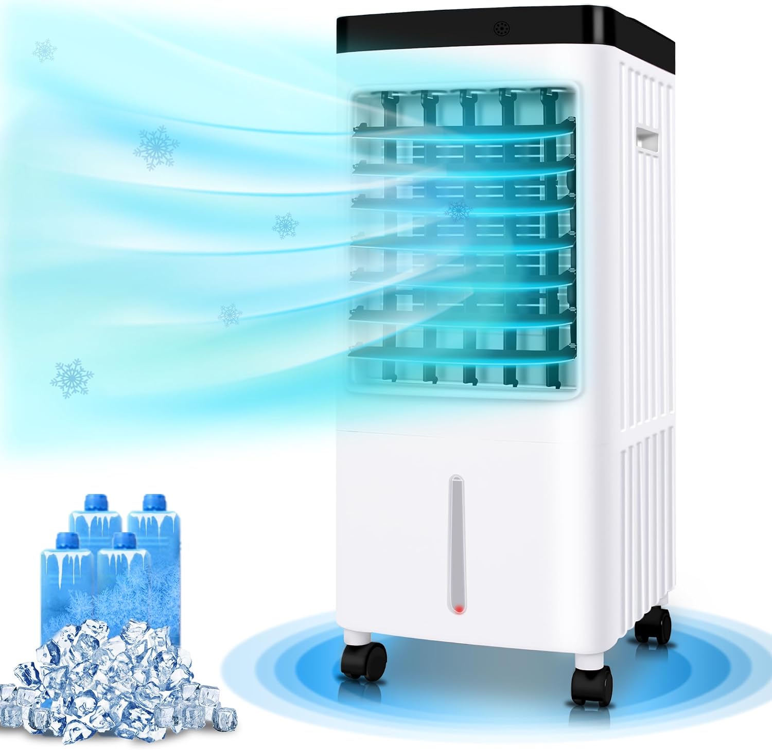 Versatile Portable Air Conditioner | 3-in-1 Evaporative Cooling Fan with 12-Hour Timer for Customized Comfort