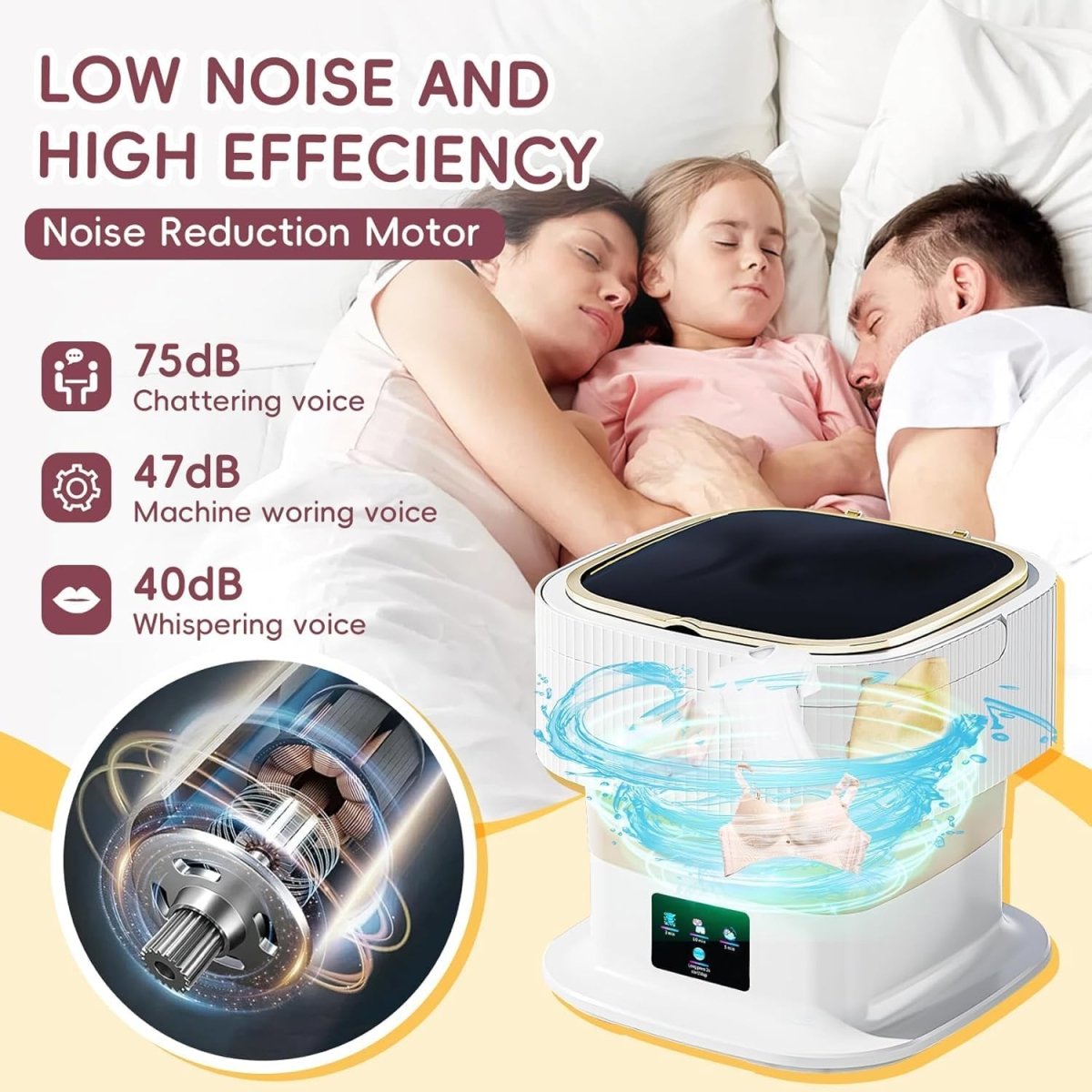 Portable Washing Machine, Small Washing Machine for Travel