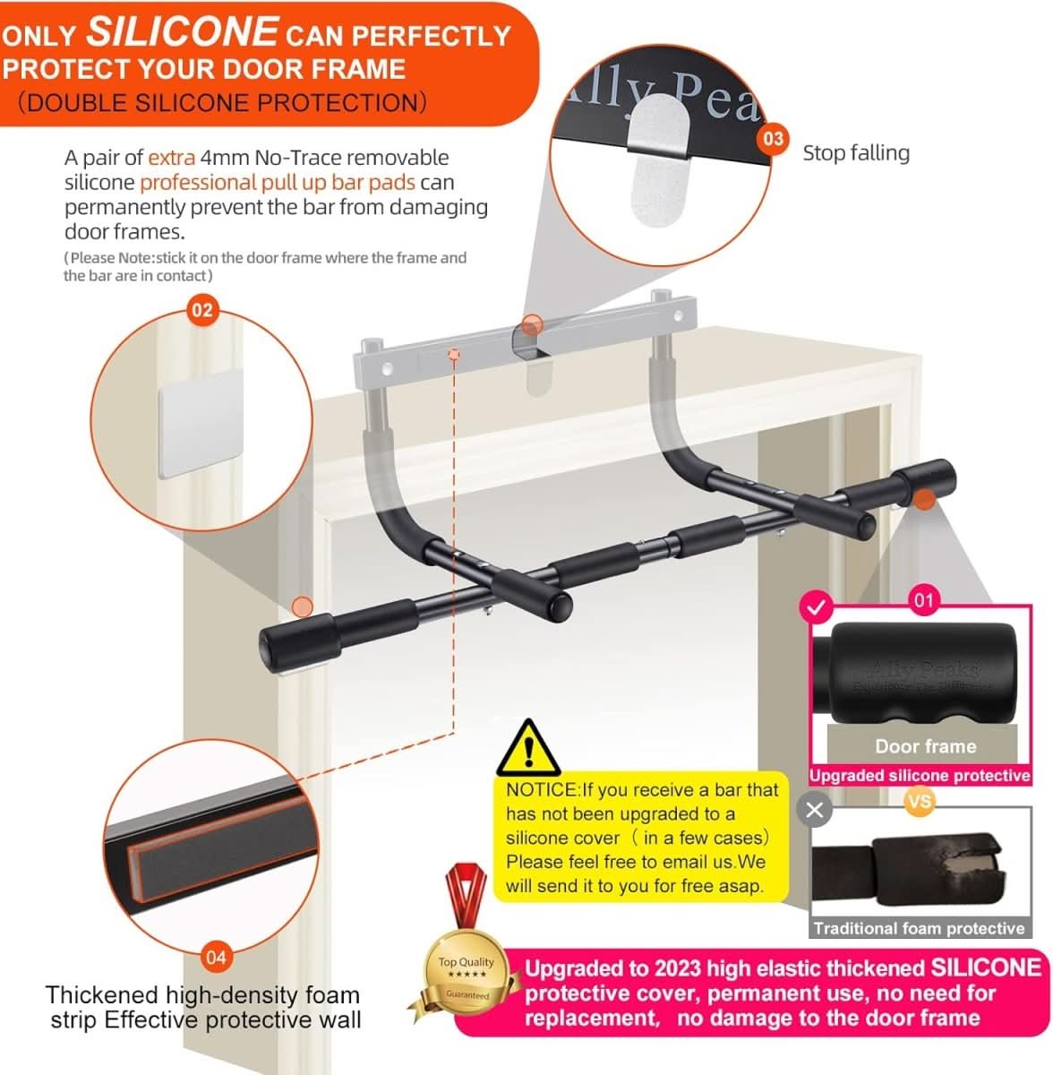 Home Pull Up Bar for Door, Chin Up Bar