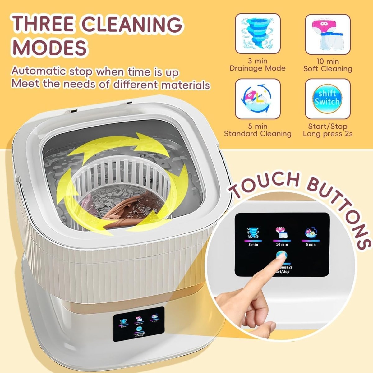 Portable Washing Machine, Small Washing Machine for Travel – image 5