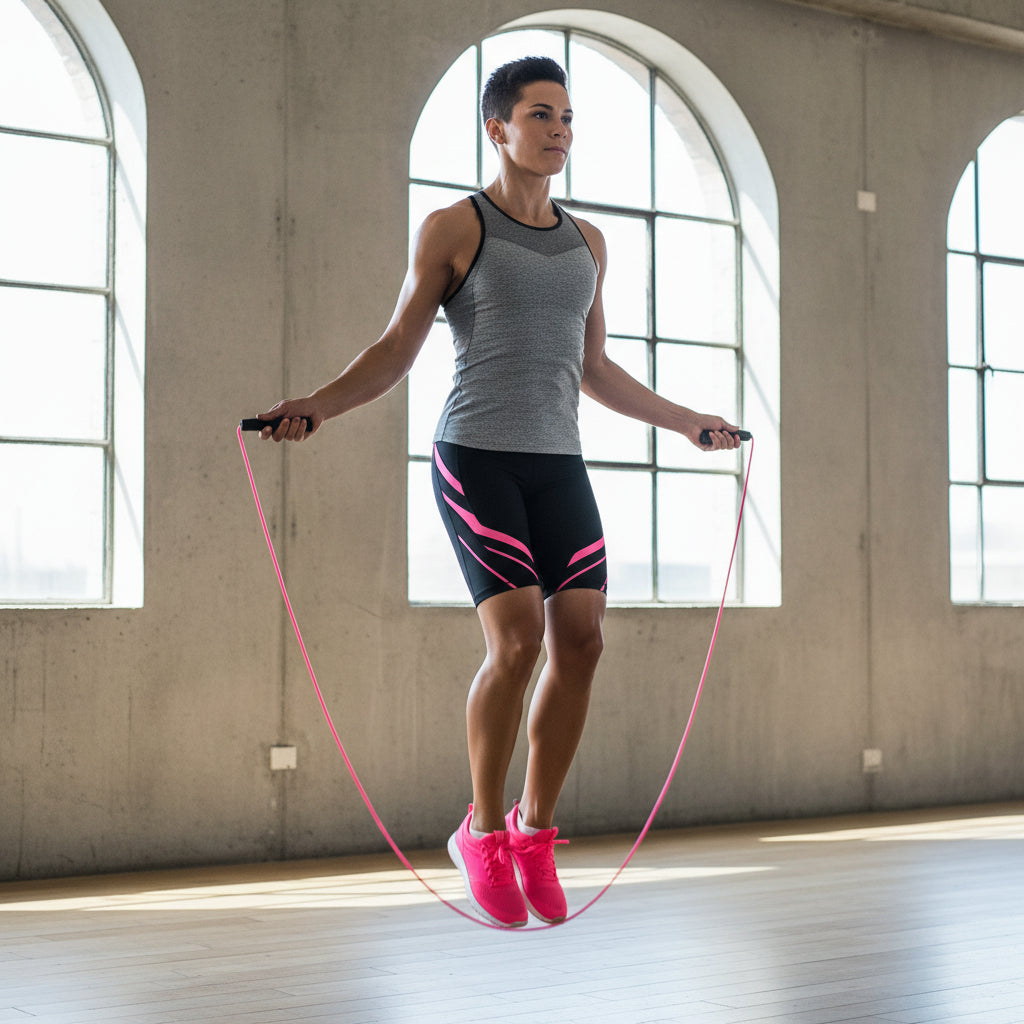 Digital Skipping Rope with Counter, Jump Rope with Calorie Display and Goal Reminder