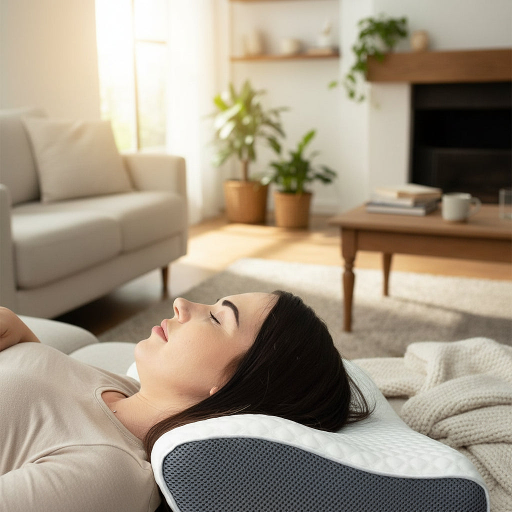 Memory Foam Pillows, Anti Snore Pillow, Ergonomic Neck Support Pillow with Removable Machine Washable Cover_01