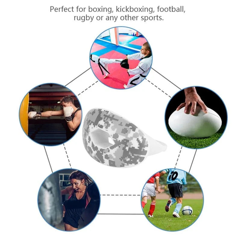 Mouthguard with Lip Guard, American Football Mouthguard with Strap, Gum Shield for MMA – image 6