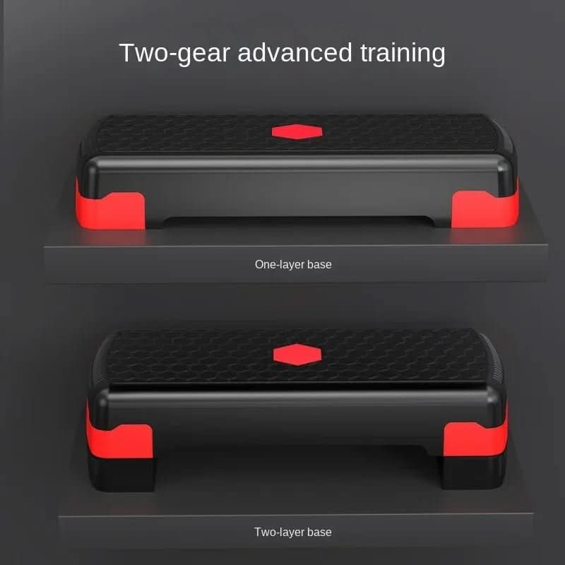 Adjustable Exercise Step, Aerobic Step Platform with Non Slip Base, Gym Step for Home Cardio and Squats_06