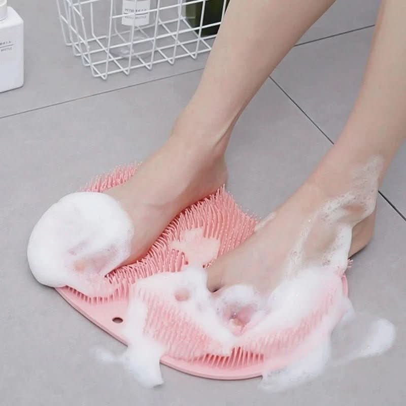 Exfoliating Body Scrubber, Shower Foot Scrubber, Back Scrubber for Shower with Suction Cups, Body Exfoliator_09