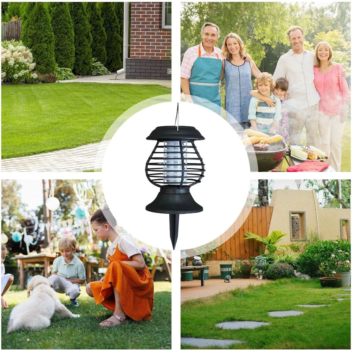 Solar Mosquito Lamp with UV LED for Garden and Balcony, Garden Insect Control, Outdoor Mosquito Lamp for Camping_03