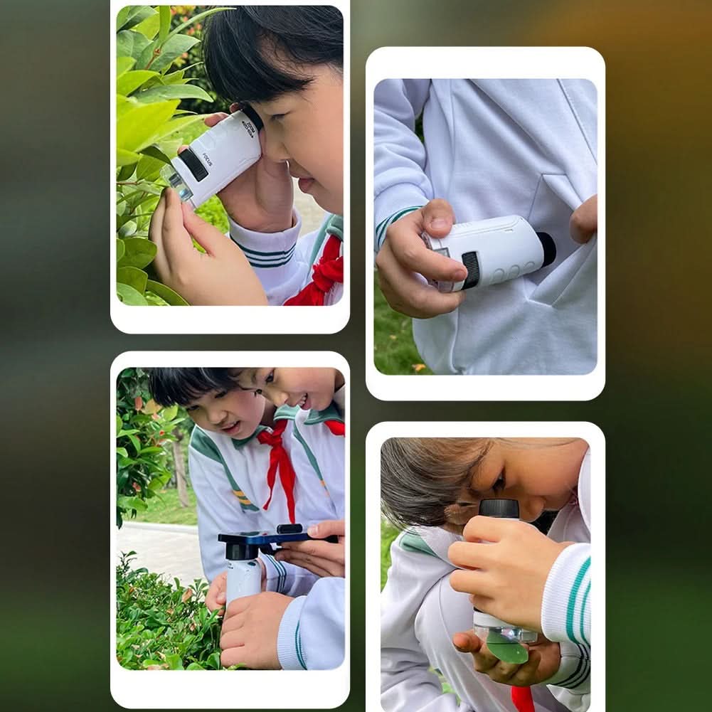 Microscope with Light for Kids, Pocket Microscope 60x to 120x, Science Kit, STEM Educational Toys for Young Explorers_09