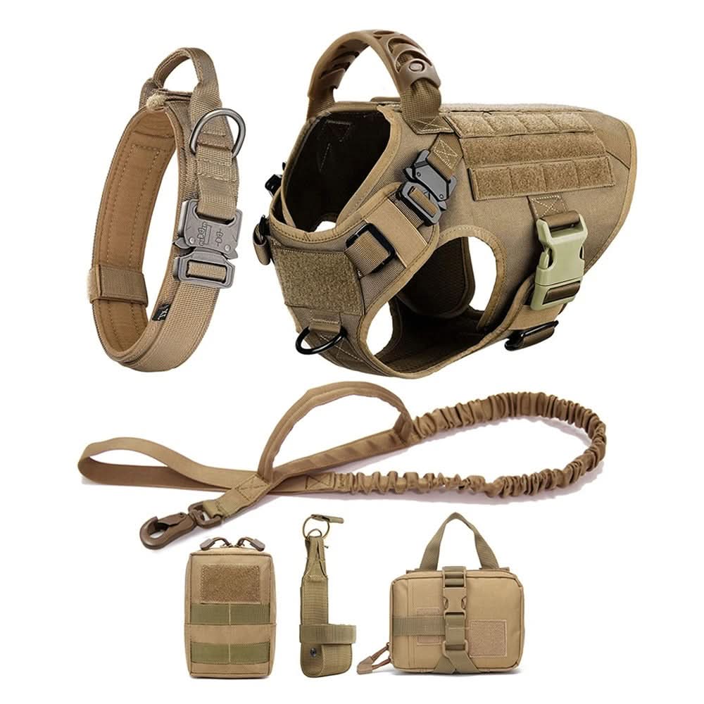 Tactical Dog Harness with Handle, Escape Proof Dog Harness for Small and Large Dogs, Padded Reflective Dog Vest_11