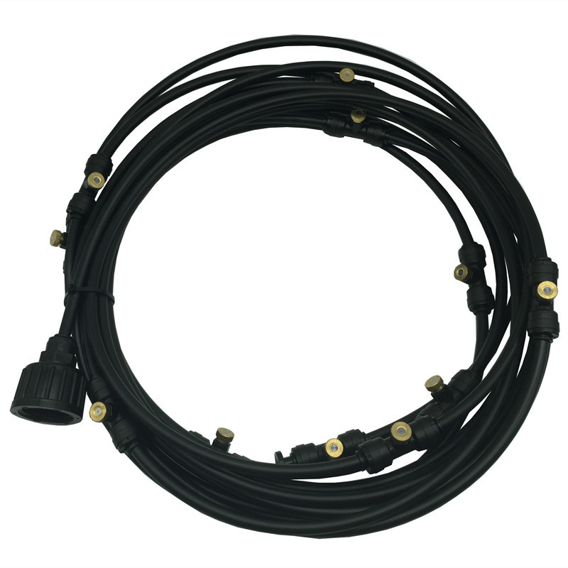 Garden Irrigation System with Misting Hose, Garden Watering System for Greenhouse, Sprinkler Hose with Mist Nozzles_07
