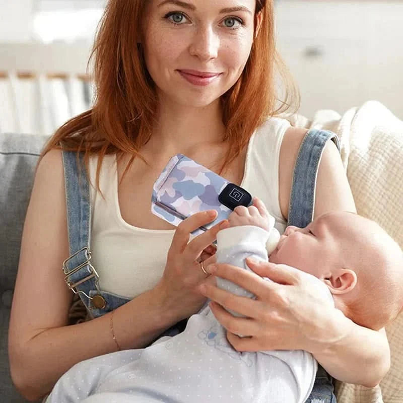 Portable Bottle Warmer with USB, Baby Bottle Warmer for Travel, Milk Warmer with LED Indicator, Baby Essentials_01