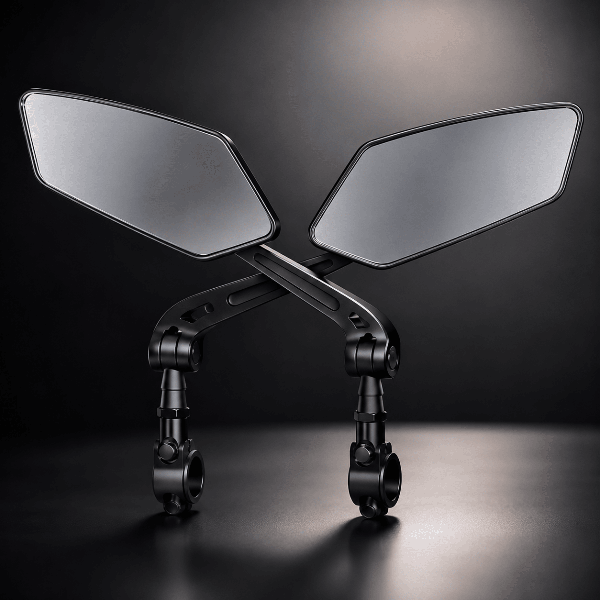 Bike Mirrors, Adjustable Bicycle Rearview Mirror with Wide Angle Glass Lens – image 4