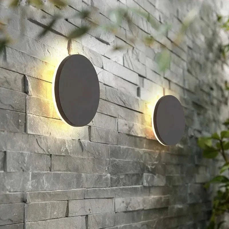 Outdoor Wall Light LED, Round Exterior Wall Light IP65 – image 5