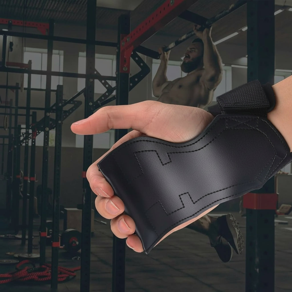 Weight Lifting Hooks with Padded Wrist Wraps, Gym Equipment for Strength Training – image 5
