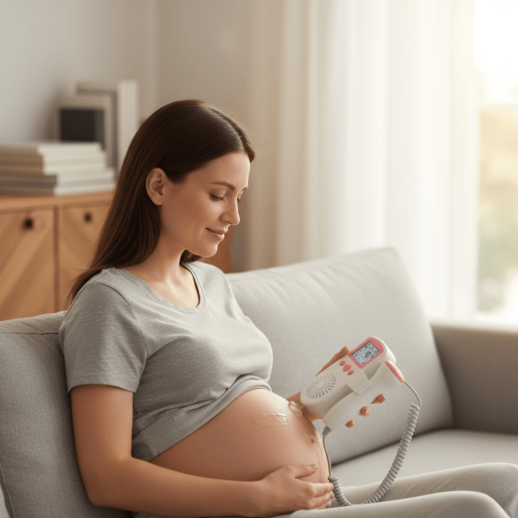 Portable Foetal Heartbeat Monitor with LCD Display and Probe – image 9