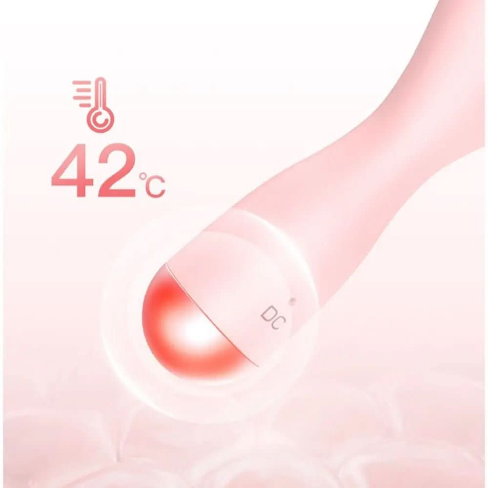 Facial Cleansing Brush, Silicone Face Scrubber with Red LED Light and 42°C Heat – image 6