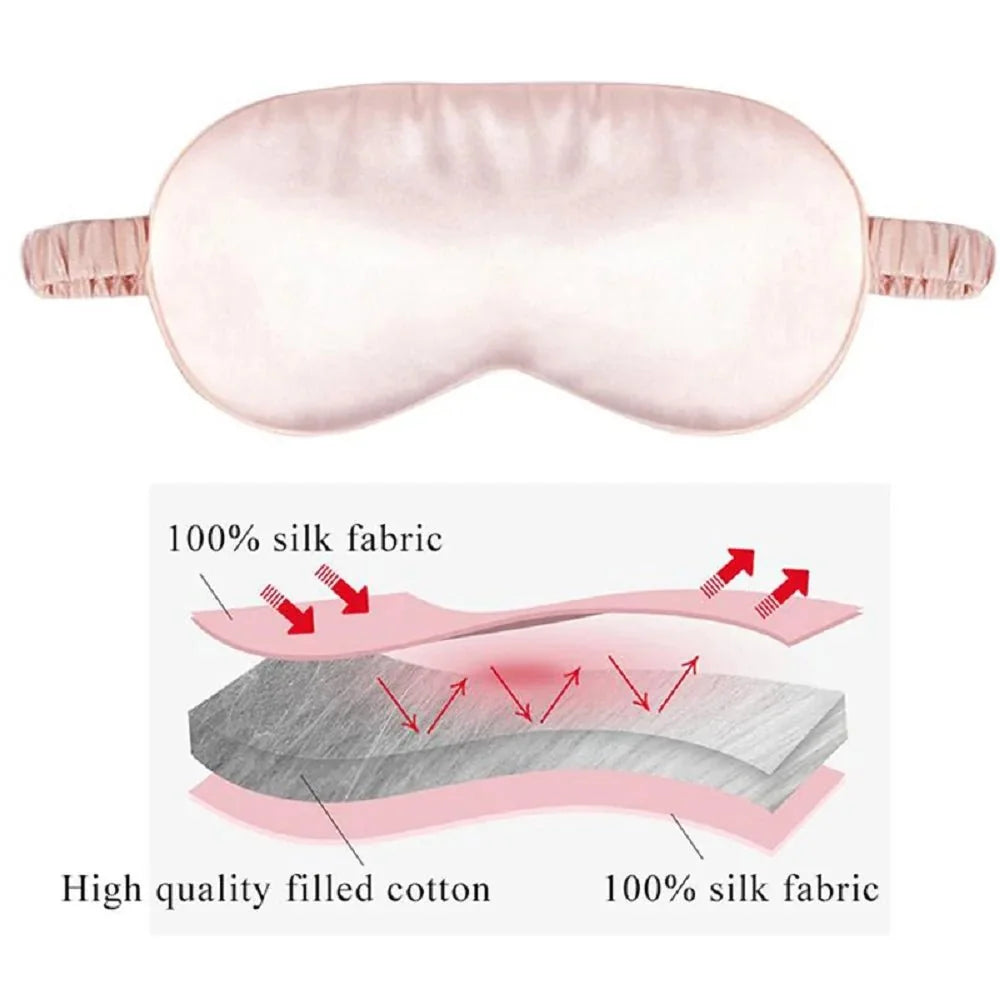 Eye Mask for Sleeping, Lightweight Silky Sleep Mask, Adjustable Sleep Mask for Travel and Meditation_02
