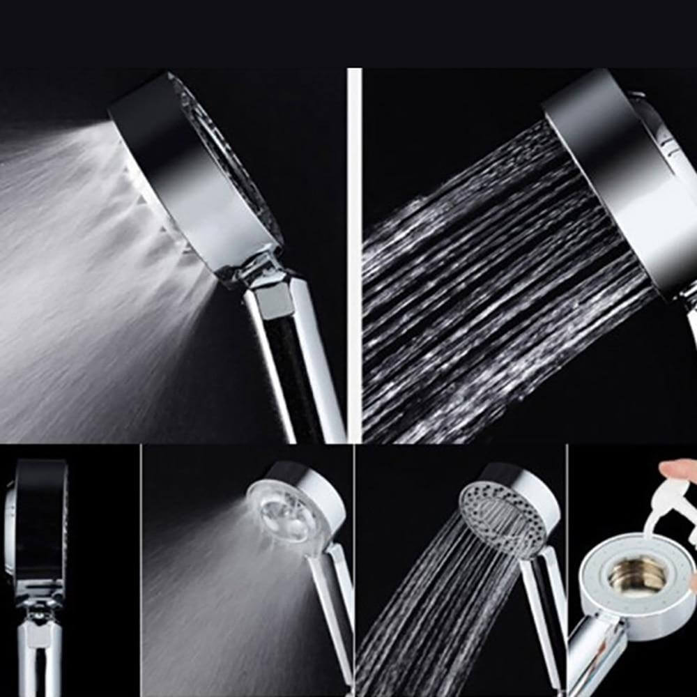 High Pressure Shower Head with Soap Dispenser, Double Sided Powerful Shower Head, Bathroom Accessories_02