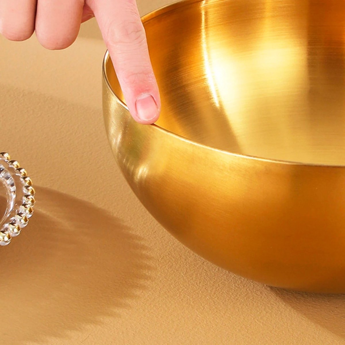 Pasta Bowl, Ramen Bowl in Gold – image 4