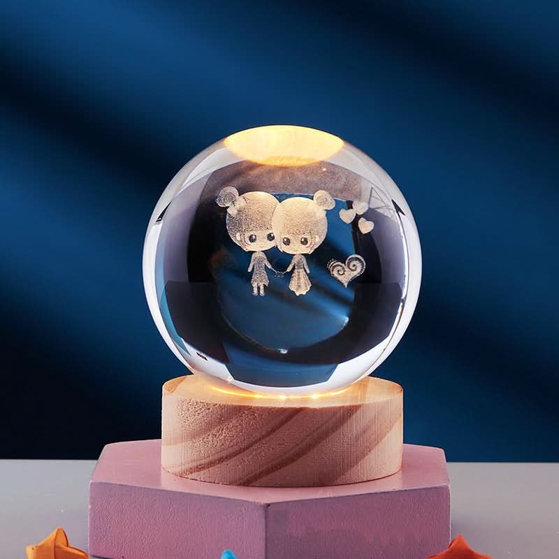 Bedside Lamps, Rechargeable Lamp, Touch Lamp Dimmable, 3D Crystal Ball Night Light, Colour Changing Bedroom Lamp_12