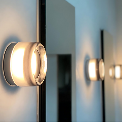 Acrylux | Modern Adjustable LED Wall Sconce with Textured Acrylic Shade 2