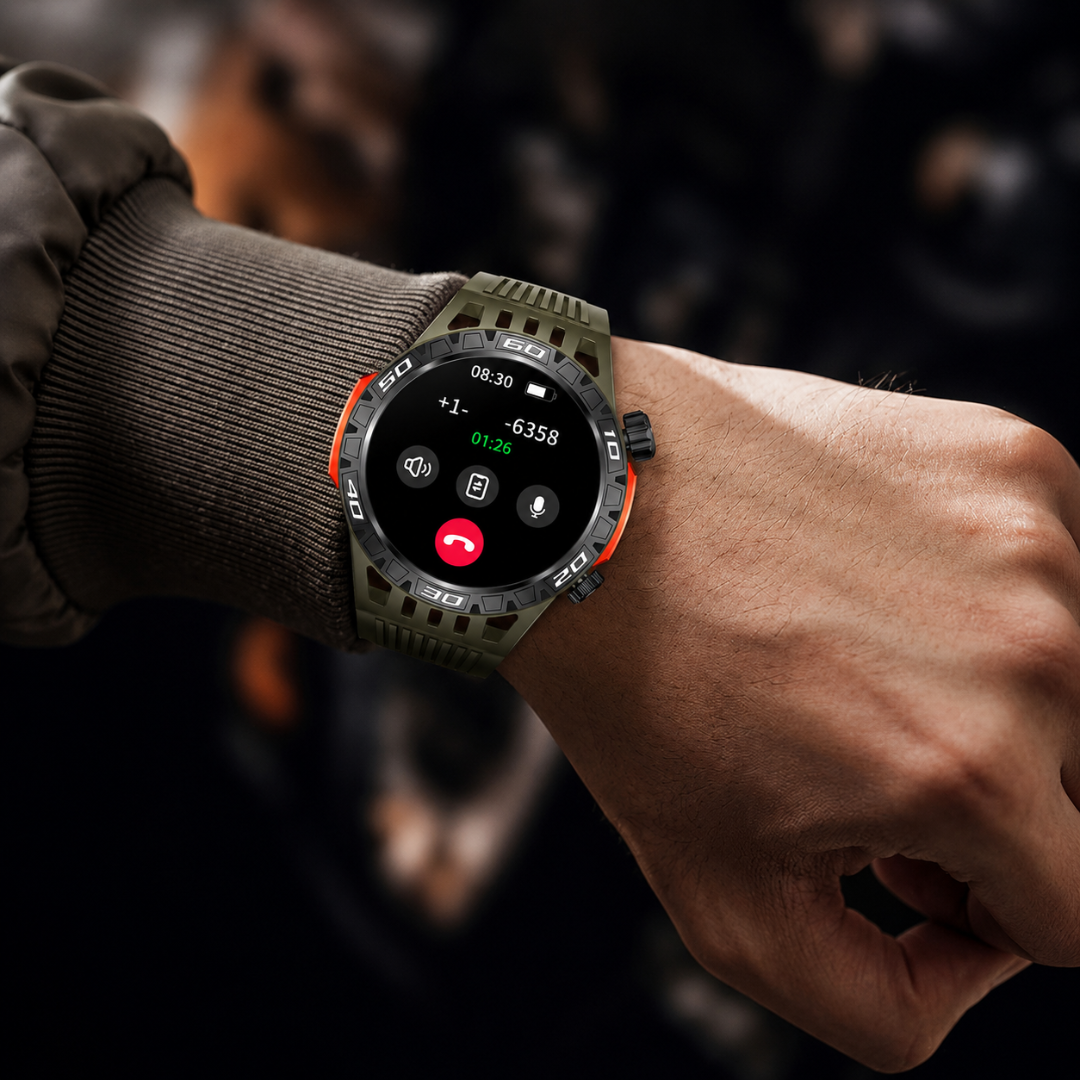 Active Life | Smart Watch Fitness Tracker with IP68 Waterproof Design | Touch Screen for Daily Convenience