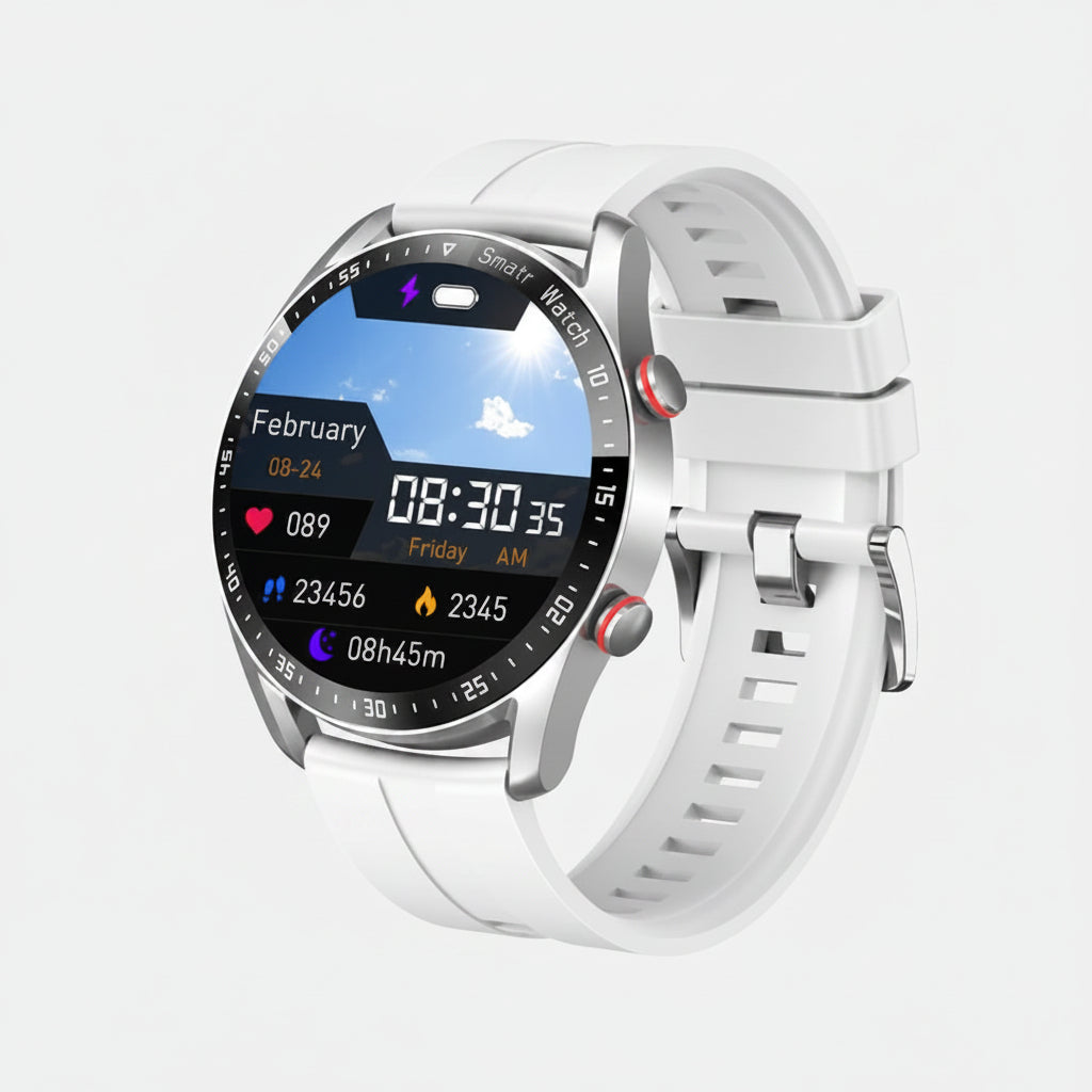 Active Life | Smartwatch with Heart Rate Monitor & Bluetooth Connectivity | Stylish Design for Fitness Tracking_02