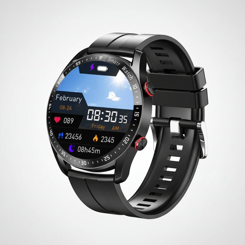 Active Life | Smartwatch with Heart Rate Monitor & Bluetooth Connectivity | Stylish Design for Fitness Tracking_03