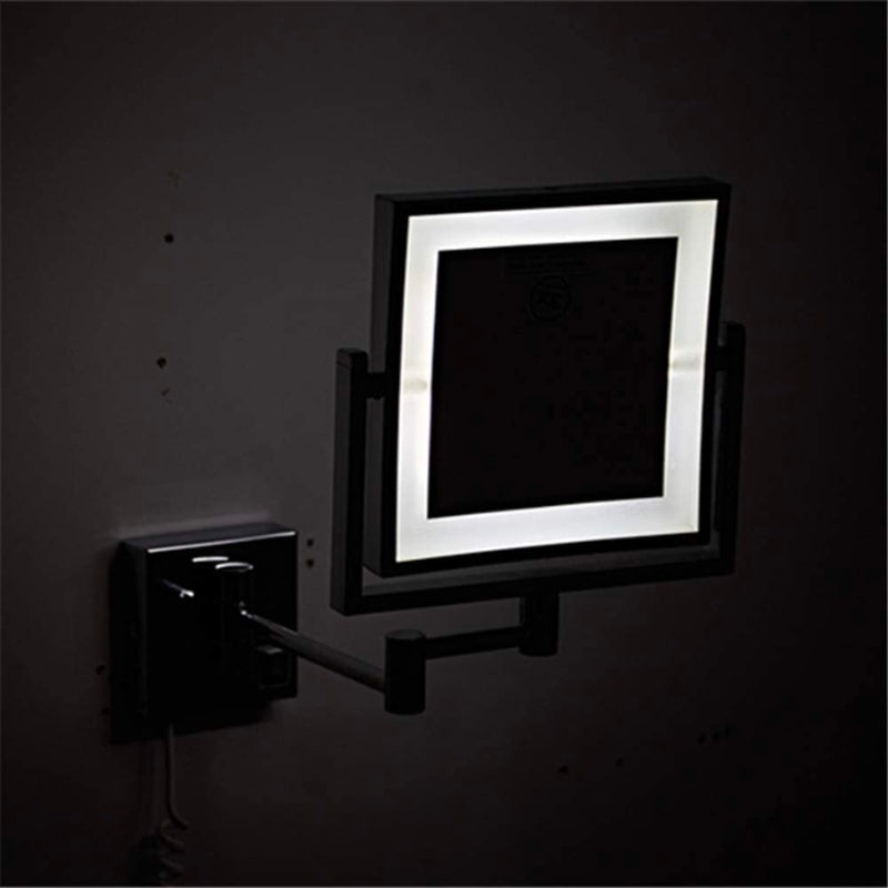Adjustable LED Makeup Mirror with Dual Magnification & 360° Rotation | Light Up Vanity Mirror for Flawless Grooming 4