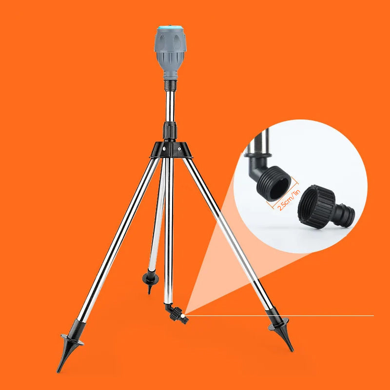 Adjustable Tripod Sprinkler System with 360° Rotation | Customizable Garden Irrigation Solution for Efficient Watering 5