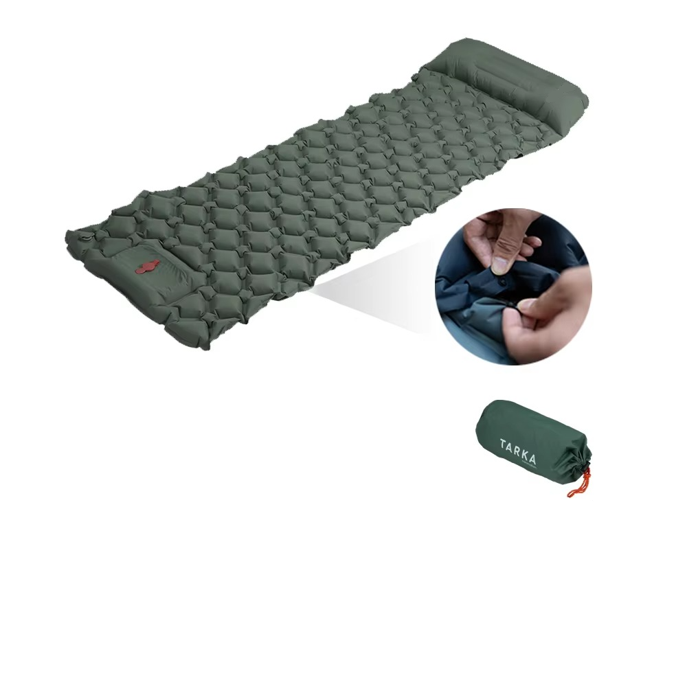 AdventureGear | Self-Inflating Camping Sleeping Pad with Built-In Pillow | Lightweight & Portable Comfort for Outdoor Adventures 3